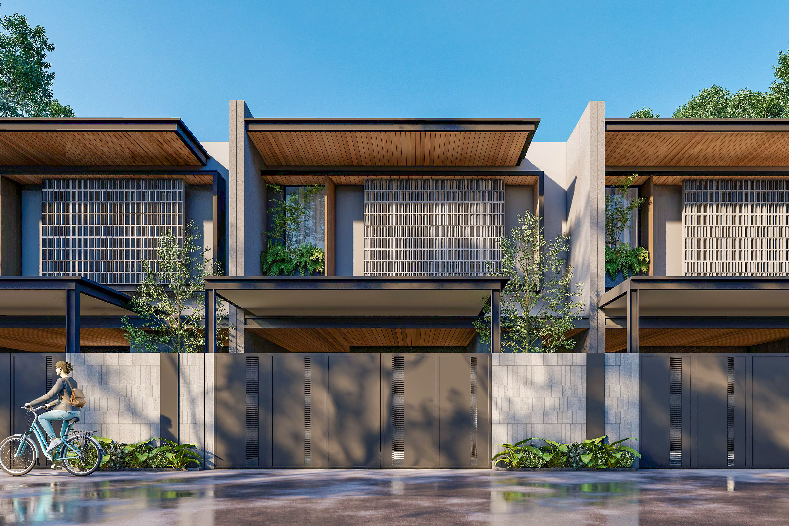 RUMAH SEMI VILLA DENGAN NUANSA MODERN KONTEMPORER DI TEUKU UMAR BARAT